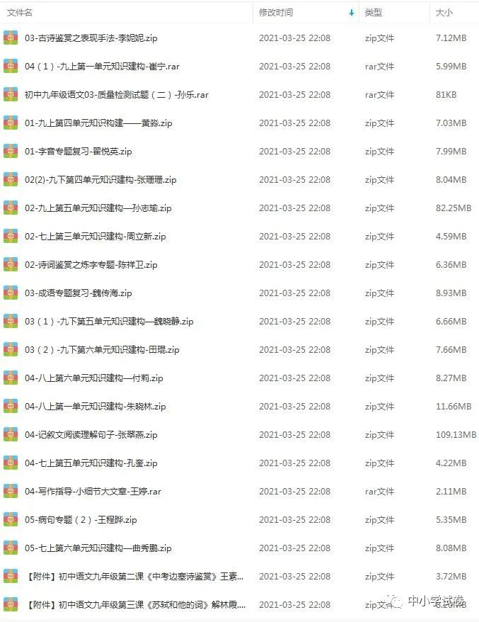 初中语文下册课件 第11套【济南空中课堂版】